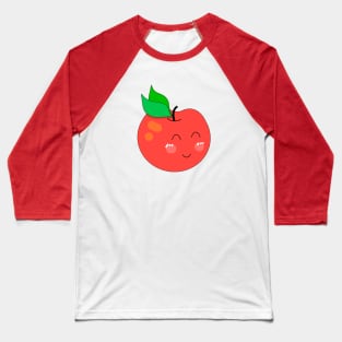 Funny cartoon apple. #design Baseball T-Shirt